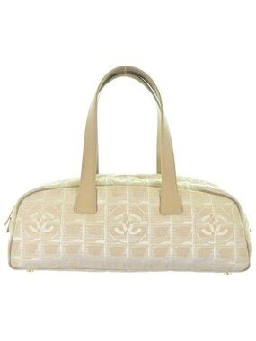 Chanel Boston Bag Travel Bags Beige